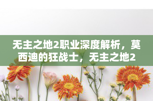 无主之地2莫西迪狂战士职业深度解析图片