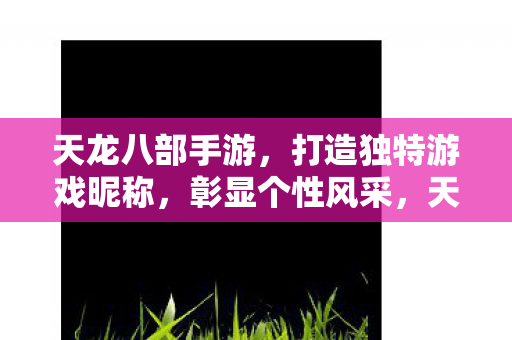 天龙八部手游打造独特游戏昵称图片