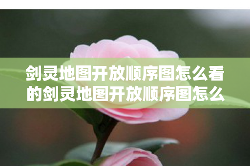 剑灵地图开放顺序图怎么看的剑灵地图开放顺序图怎么看图片