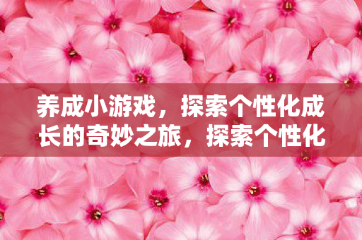 探索个性化成长的奇妙之旅图片