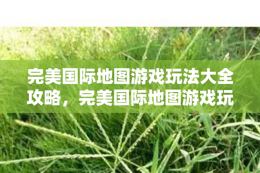 完美国际地图游戏玩法大全攻略图片