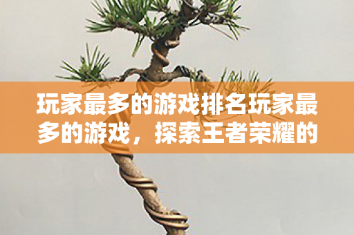 玩家最多的游戏排名玩家最多的游戏图片