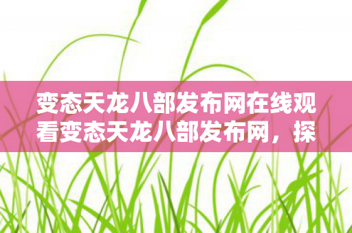 变态天龙八部发布网在线观看变态天龙八部发布网图片