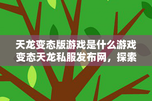 天龙变态版游戏是什么游戏变态天龙私服发布网图片