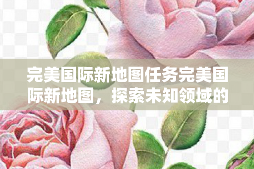 完美国际新地图任务完美国际新地图图片