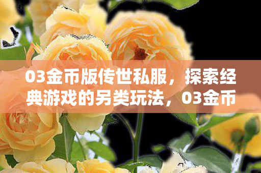 探索经典游戏的另类玩法图片