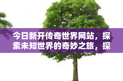 探索未知世界的奇妙之旅图片