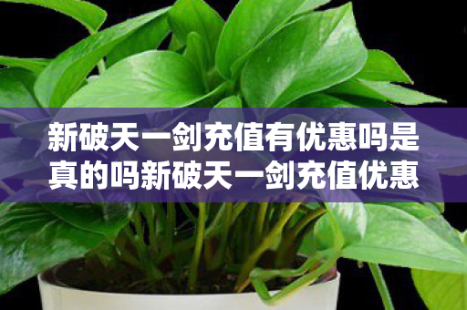 新破天一剑充值有优惠吗是真的吗新破天一剑充值优惠全解析,新破天一剑充值优惠全解析,揭秘充值优惠真相! 新破天一剑充值有优惠吗是真的吗新破天一剑充值优惠全解析,新破天一剑充值优惠全解析,揭秘充值优惠真相!