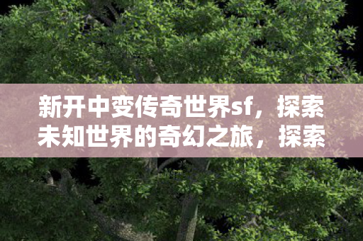 探索新开中变传奇世界sf的奇幻之旅图片