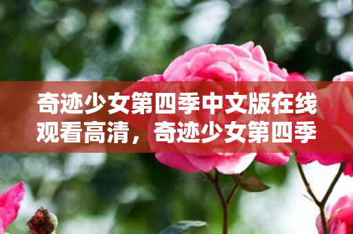奇迹少女第四季中文版在线观看高清图片