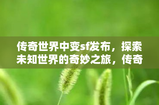 探索未知世界的奇妙之旅发布中变SF版本图片
