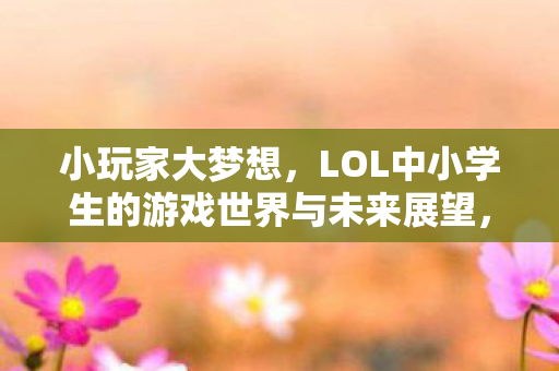 LOL中小学生的游戏世界与未来展望图片