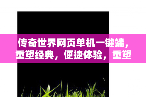 传奇世界网页单机一键端图片