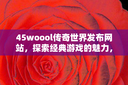 45woool传奇世界发布网站图片