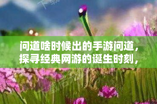 问道啥时候出的手游问道,探寻经典网游的诞生时刻,探寻经典网游问道手游的诞生时刻 问道啥时候出的手游问道,探寻经典网游的诞生时刻,探寻经典网游问道手游的诞生时刻
