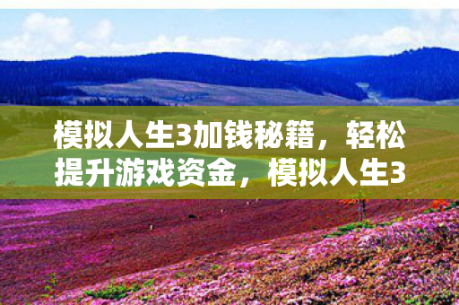 快速增加游戏资金秘籍图片