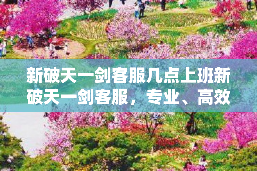 新破天一剑客服几点上班新破天一剑客服，专业、高效、贴心的服务体验，新破天一剑客服，专业、高效、贴心的服务体验
