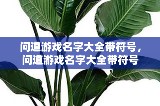 问道游戏名字大全带符号,问道游戏名字大全带符号 问道游戏名字大全带符号,问道游戏名字大全带符号