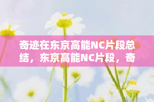 奇迹在东京高能NC片段总结图片