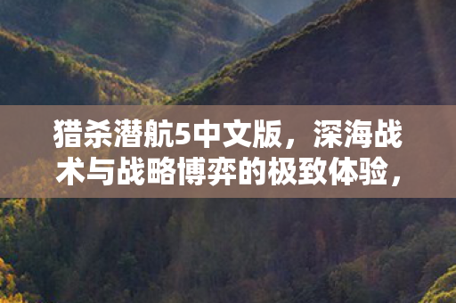 深海战术与战略博弈的极致体验图片