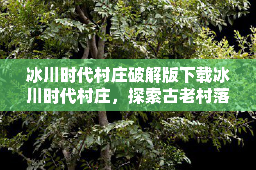 冰川时代村庄破解版下载冰川时代村庄图片