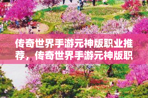 传奇世界手游元神版职业推荐图片