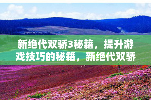 提升游戏技巧的秘籍图片