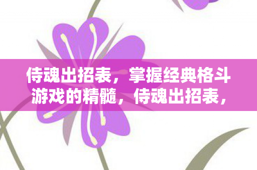 掌握经典格斗游戏的精髓图片