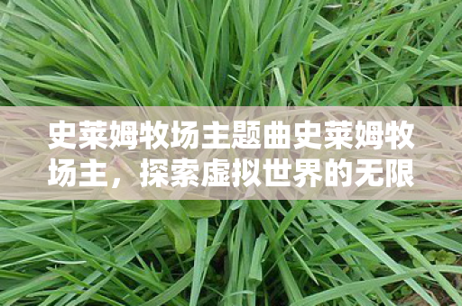史莱姆牧场主题曲史莱姆牧场主图片